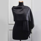 Πασμίνα Μονόχρωμη Αιγαίον Black